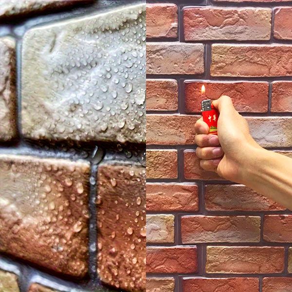 Samoprzylepna tapeta, imitująca nowojorską cegłę | NYBRICK