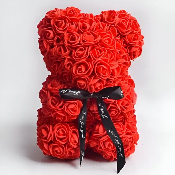 Luksusowy różany miś LOVEBEAR