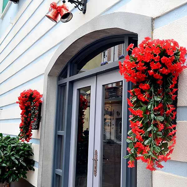 Realistyczny Bukiet Wiszących Sztucznych Kwiatów | HANGROSE