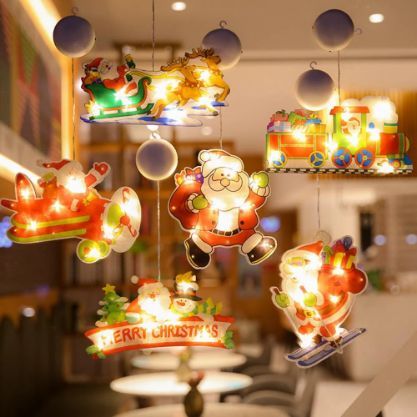 Świąteczna lampka wisząca (4 sztuki) | MERRYLIGHTS