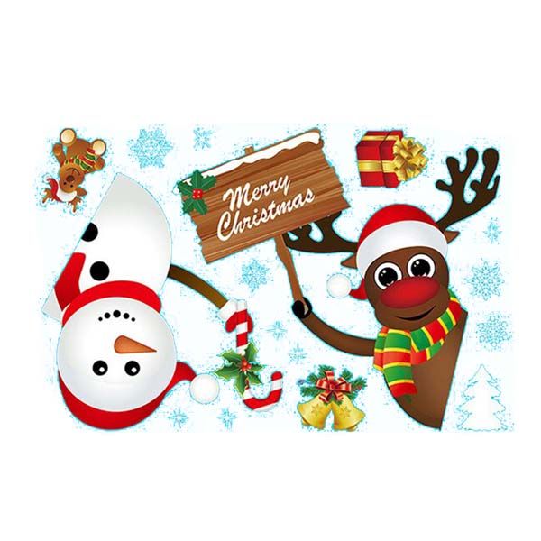Naklejki świąteczne (90 szt.) | XMASCLINGS