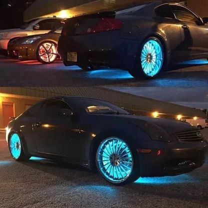 Wodoodporne lampki LED na koła (2 szt.) FLASHWHEELZ