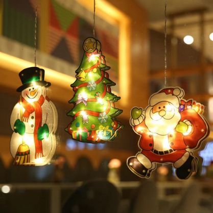 Świąteczna lampka wisząca (4 sztuki) | MERRYLIGHTS