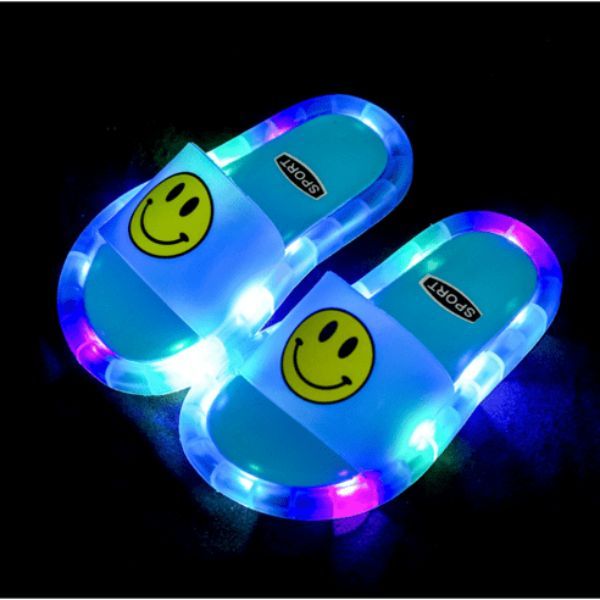 Klapki z diodami LED dla chłopców i dziewczynek | HAPPY