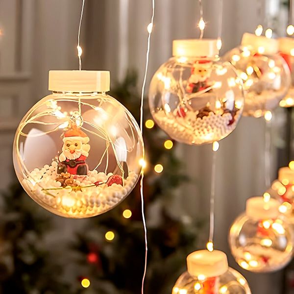 Błyszczące bombki świąteczne (3 m) | XMASBALL