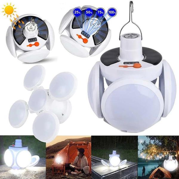 Składana lampa solarna 2 w 1 | FOLDGLAZE