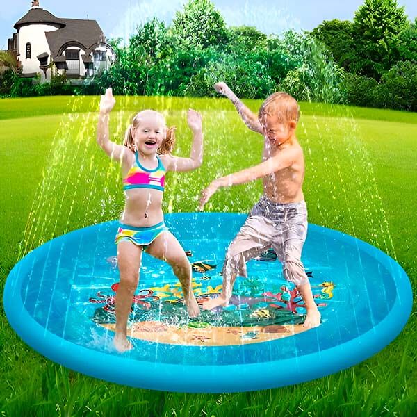 Mata do Zabawy z Fontanną Wodną | SPLASHYFUN