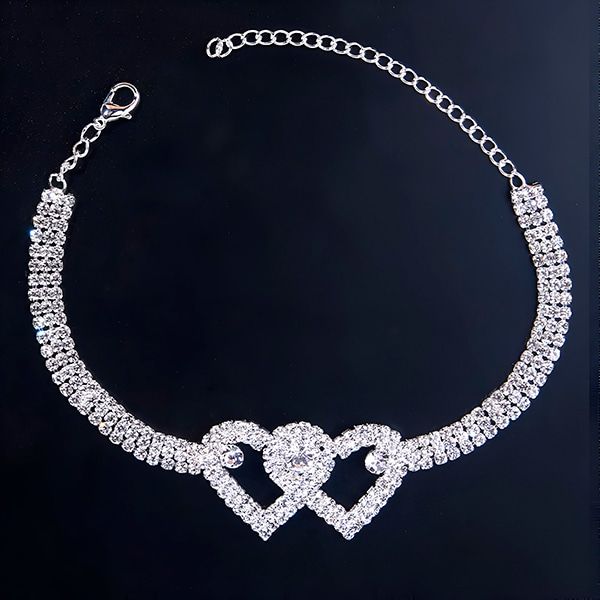 Kobiecy łańcuszek na kostkę | DIAMONDS