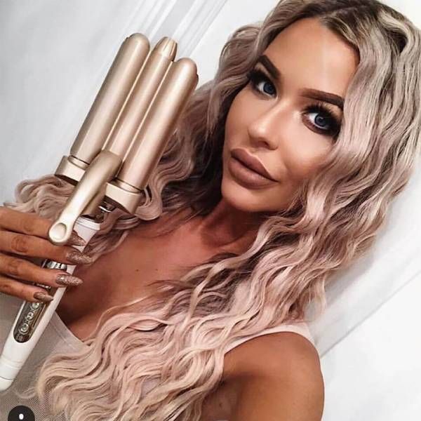 Magiczna falownica do stylizacji włosów z 3 wałkami MEGA STYLE