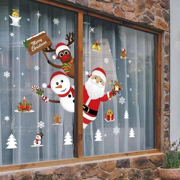 Naklejki świąteczne (90 szt.) | XMASCLINGS