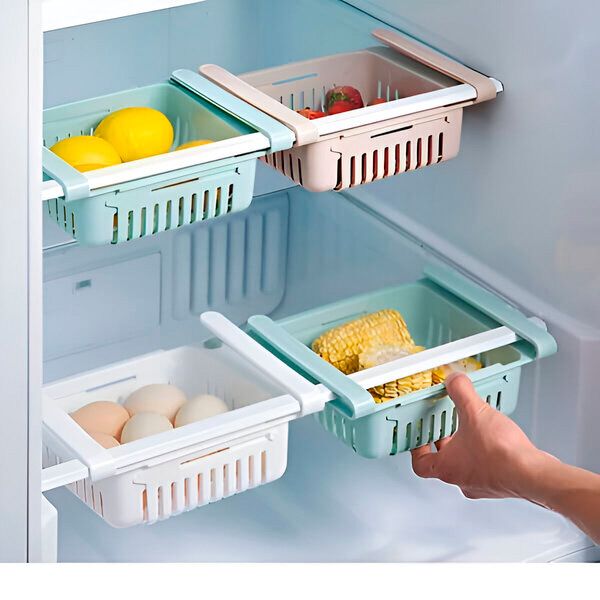 Wysuwany pojemnik do lodówki (4 szt.) FRIGIBOX