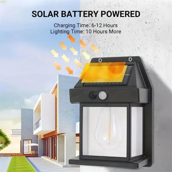 Zewnętrzna Lampa Solarna z Czujnikiem Ruchu | FLUXLAMP