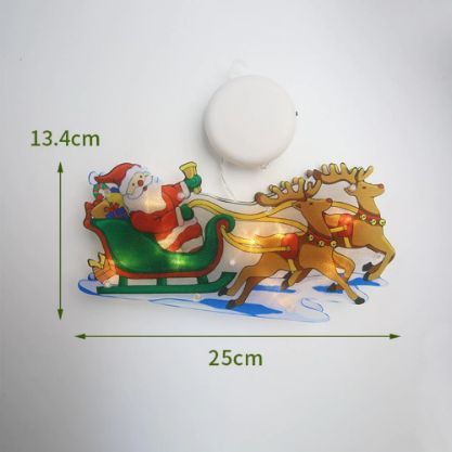 Świąteczna lampka wisząca (4 sztuki) | MERRYLIGHTS