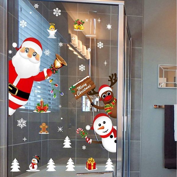 Naklejki świąteczne (90 szt.) | XMASCLINGS