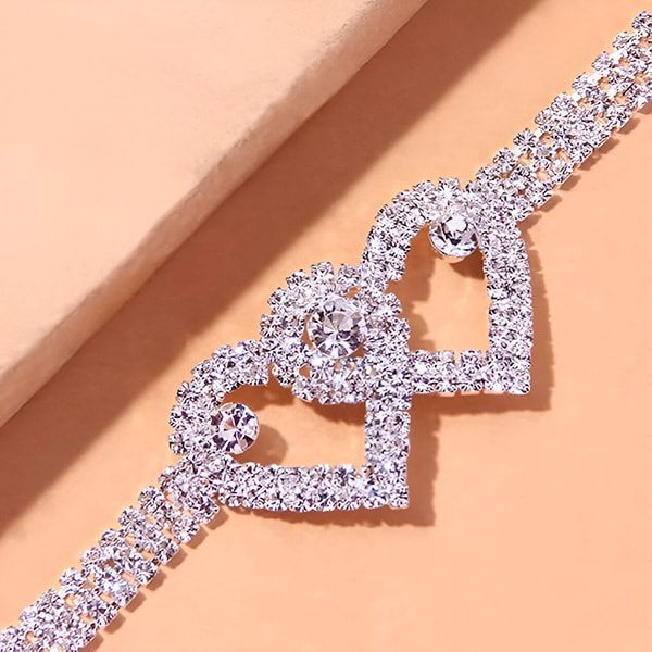 Kobiecy łańcuszek na kostkę | DIAMONDS