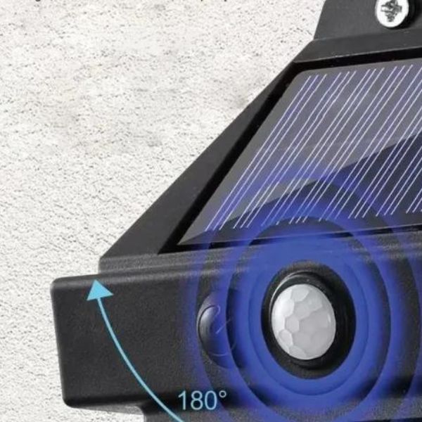 Zewnętrzna Lampa Solarna z Czujnikiem Ruchu | FLUXLAMP