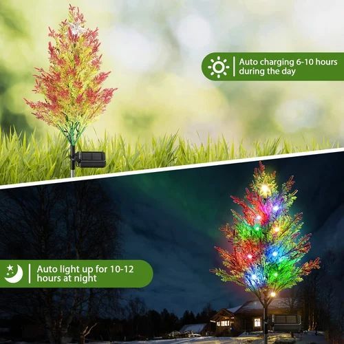 Lampa solarna w kształcie sosny i cyprysu | CUPRESSUS