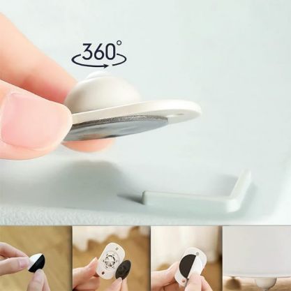 Uniwersalne samoprzylepne kółka 360° (12 szt.) | STICKYWHEEL