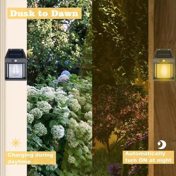 Zewnętrzna Lampa Solarna z Czujnikiem Ruchu | FLUXLAMP