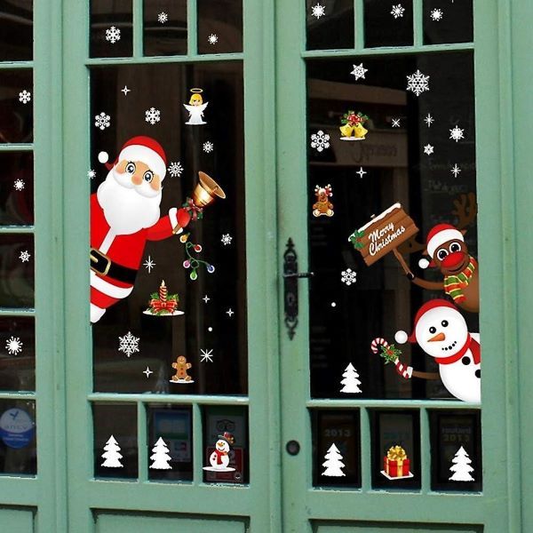 Naklejki świąteczne (90 szt.) | XMASCLINGS