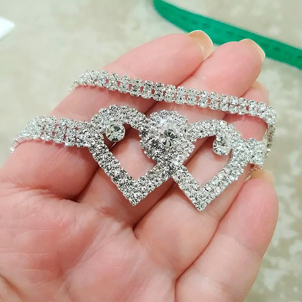 Kobiecy łańcuszek na kostkę | DIAMONDS
