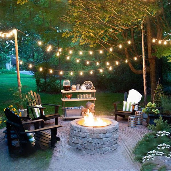 Zewnętrzne oświetlenie sznurkowe LED (25 żarówek; długość kabla 7,5 m) | YARDBULBS