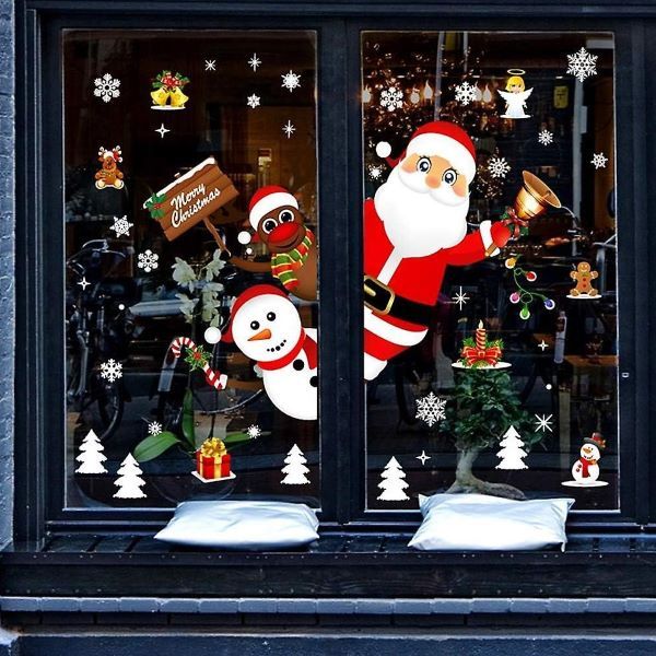 Naklejki świąteczne (90 szt.) | XMASCLINGS