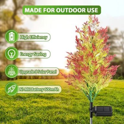 Lampa solarna w kształcie sosny i cyprysu | CUPRESSUS