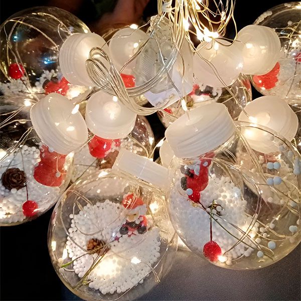 Błyszczące bombki świąteczne (3 m) | XMASBALL