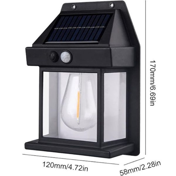 Zewnętrzna Lampa Solarna z Czujnikiem Ruchu | FLUXLAMP
