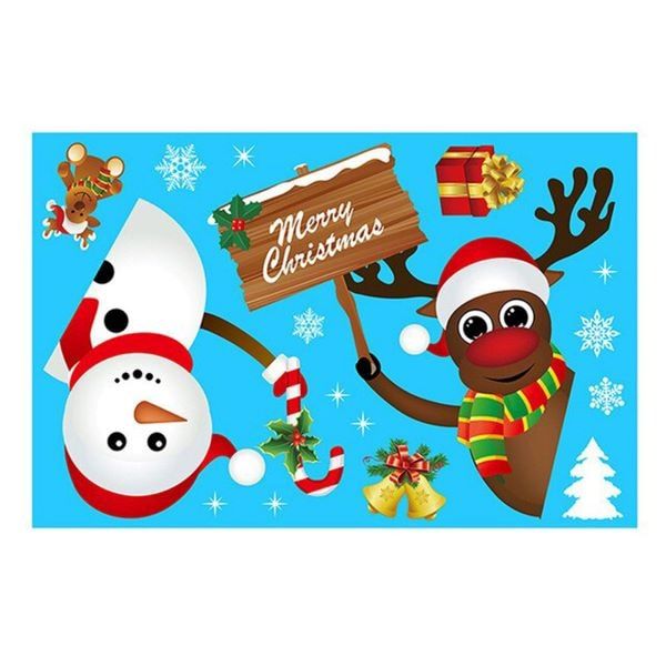 Naklejki świąteczne (90 szt.) | XMASCLINGS