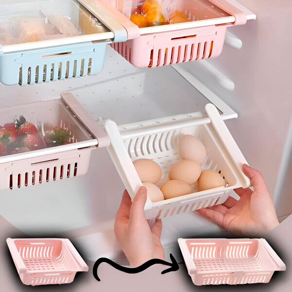 Wysuwany pojemnik do lodówki (4 szt.) FRIGIBOX