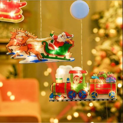Świąteczna lampka wisząca (4 sztuki) | MERRYLIGHTS
