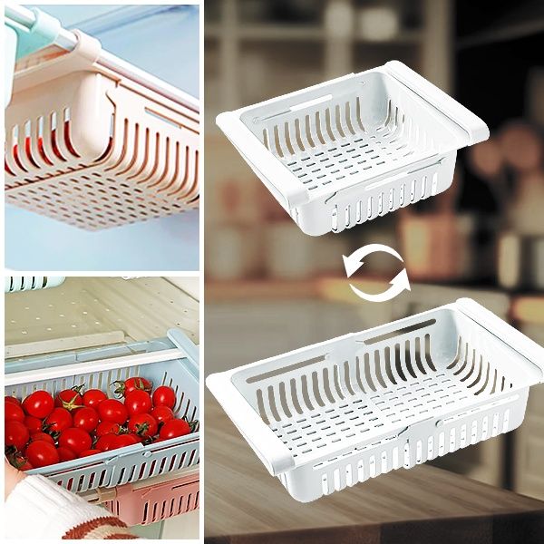 Wysuwany pojemnik do lodówki (4 szt.) FRIGIBOX