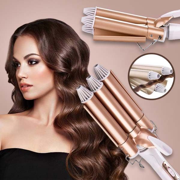 Magiczna falownica do stylizacji włosów z 3 wałkami MEGA STYLE